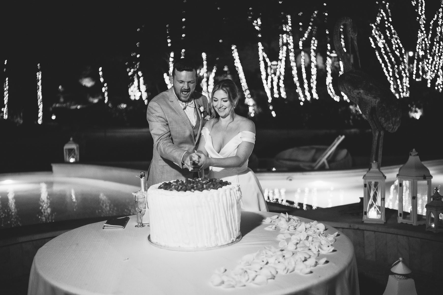 Real life bride Mila in the Millie wedding dress with pockets