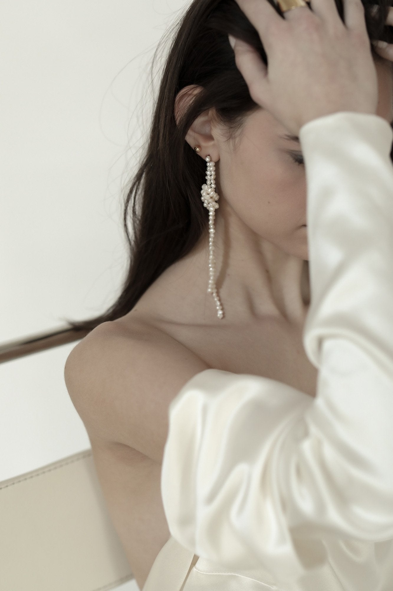 KNOTTED FRESHWATER PEARL STRANDS - Love Story London