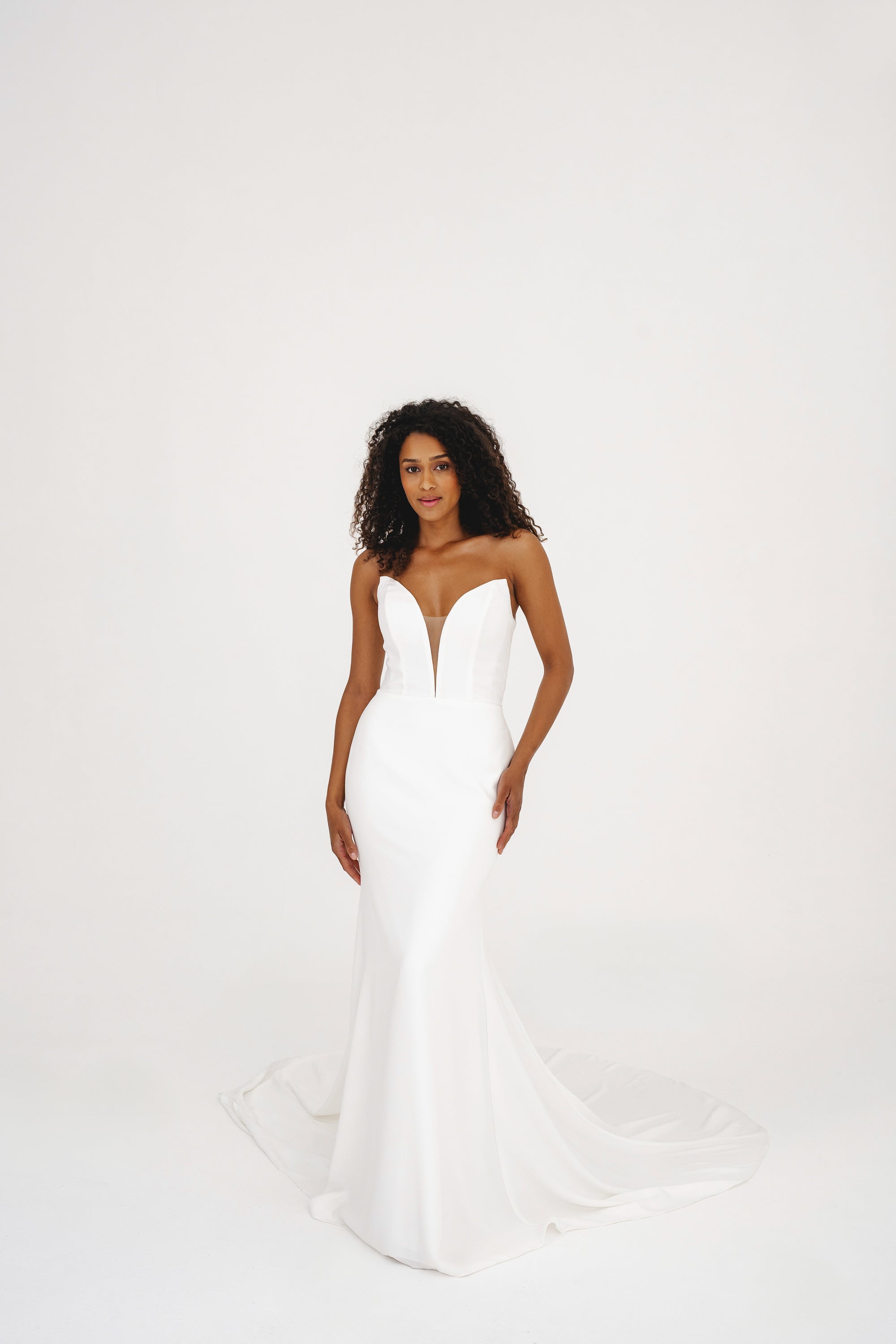 KYHA | Modern Fitted Wedding Dress - Love Story London