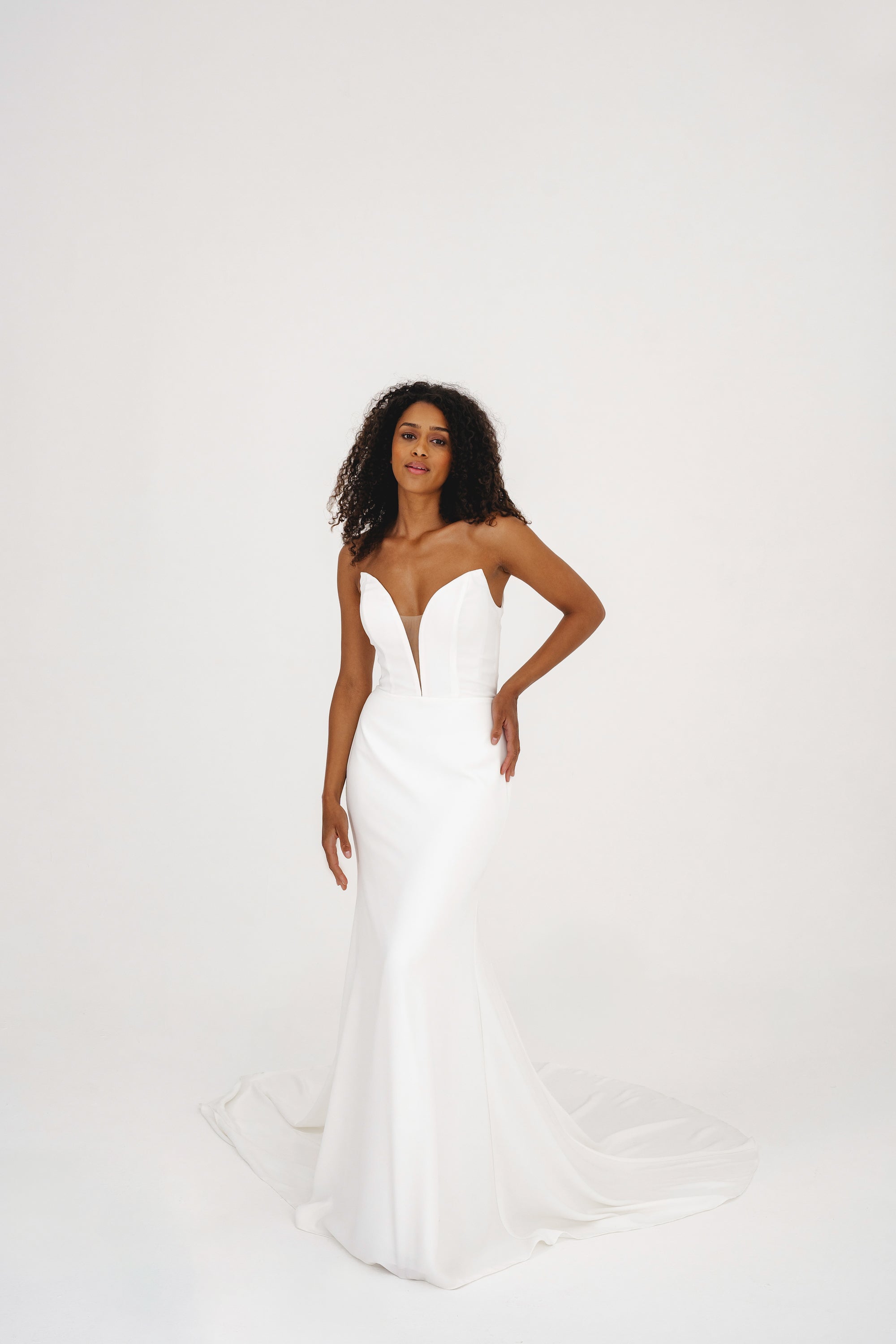 KYHA | Modern Fitted Wedding Dress - Love Story London