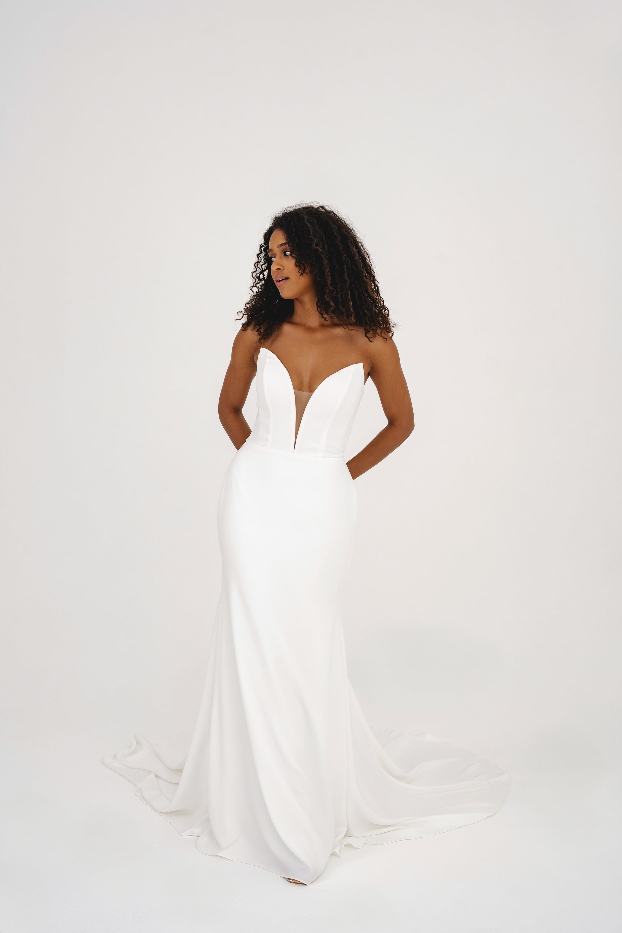 KYHA | Modern Fitted Wedding Dress - Love Story London