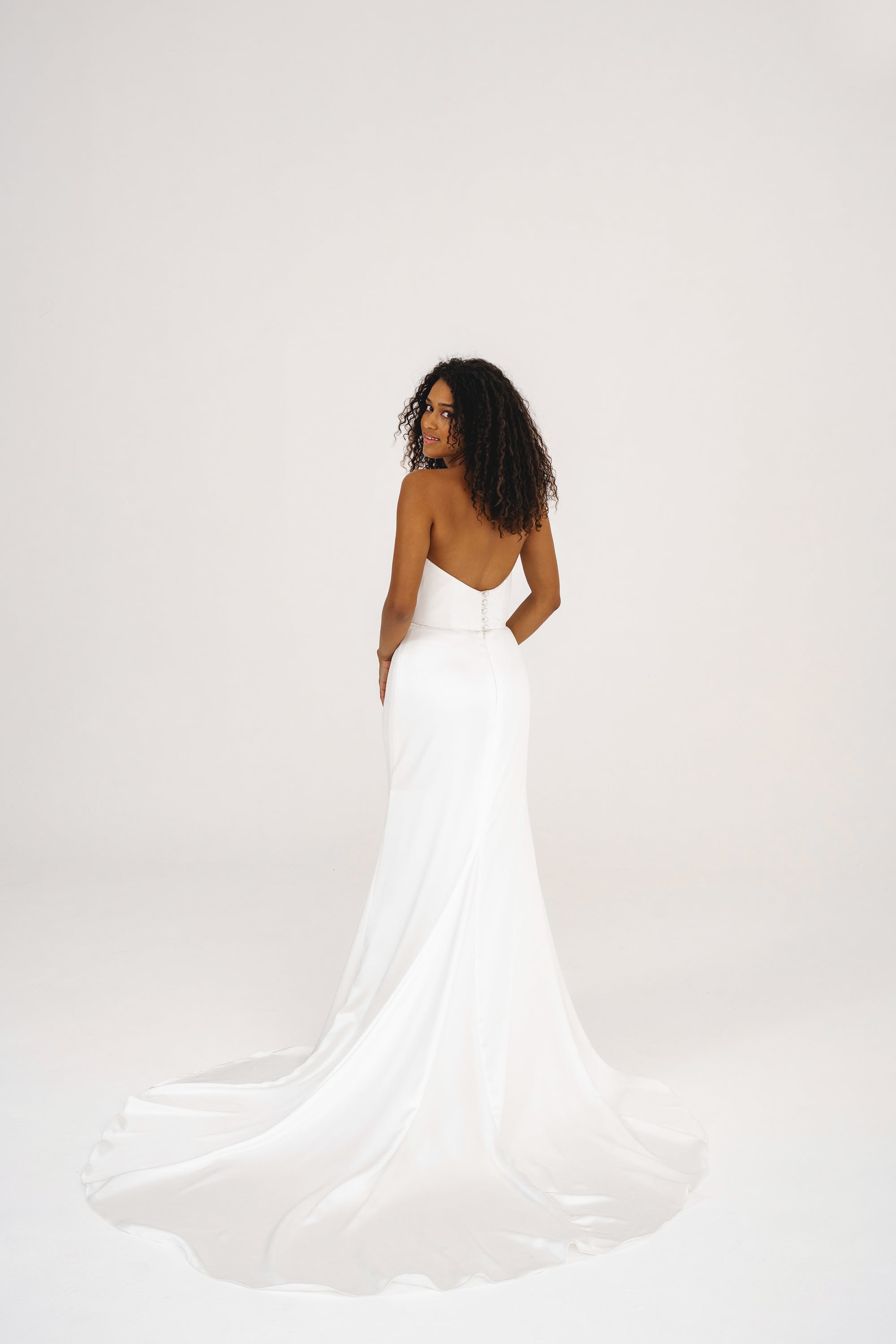 LULU SKIRT | Satin Two-Piece Bridal Separates - Love Story London