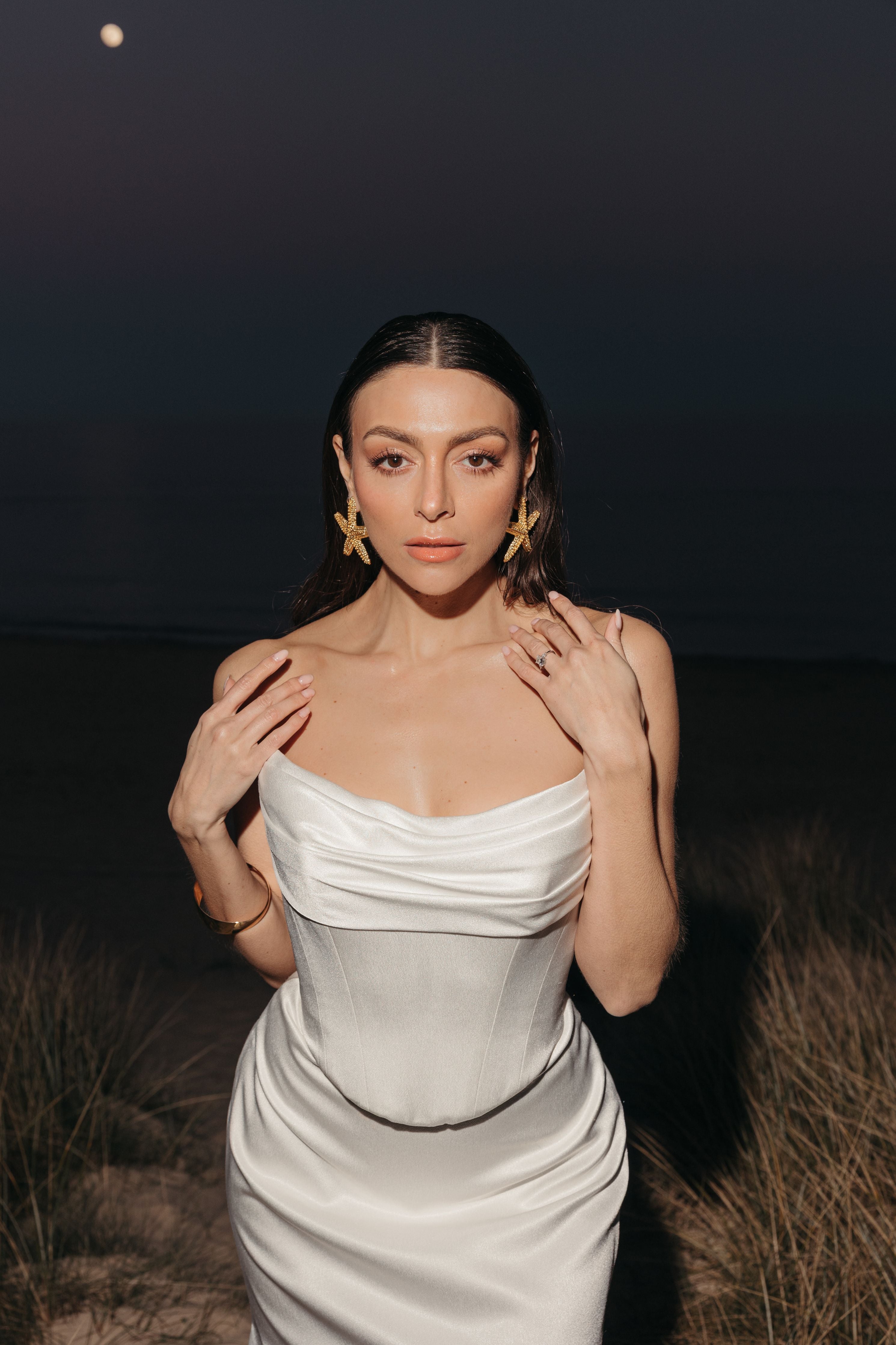 LULU SKIRT | Satin Two-Piece Bridal Separates - Love Story London